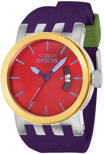 Invicta Dameklokke 36961 Dna Rød/Gummi Ø40 mm