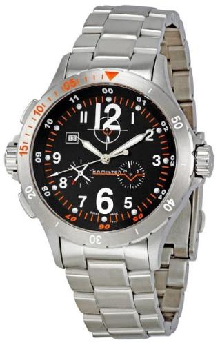 Hamilton Herreklokke H74512133 Khaki Sort/Stål Ø40 mm