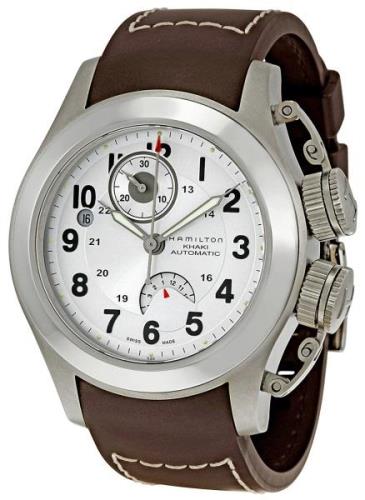 Hamilton Herreklokke H77716853 Khaki Sølvfarget/Gummi Ø43 mm