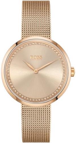 Hugo Boss Dameklokke 1502548 Rosegullfarget/Rose-gulltonet stål Ø36