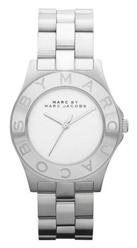 Marc by Marc Jacobs Dameklokke MBM3125 Blade Hvit/Stål Ø36.5 mm