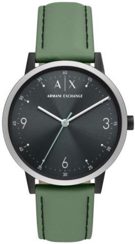 Armani Exchange Herreklokke AX2740 Cayde Sort/Lær Ø42 mm