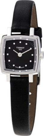 Tissot Dameklokke T058.109.16.056.00 T-Lady Sort/Lær