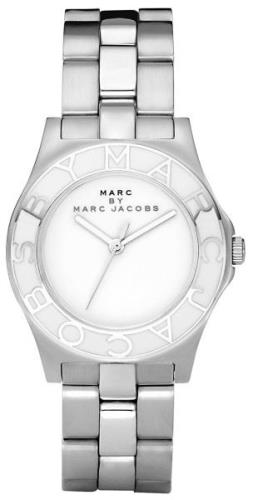 Marc by Marc Jacobs Dameklokke MBM3048 Blade Hvit/Stål Ø36.5 mm