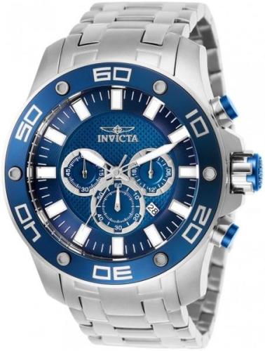 Invicta Herreklokke 26075 Blå/Stål Ø50 mm