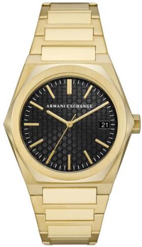 Armani Exchange Herreklokke AX2810 Geraldo Sort/Gulltonet stål Ø44