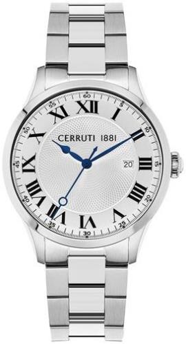 Cerruti 1881 Herreklokke CIWGH2114102 Sølvfarget/Stål Ø40 mm