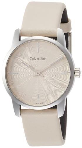 Calvin Klein Dameklokke K2G231XH City Beige/Lær Ø31 mm