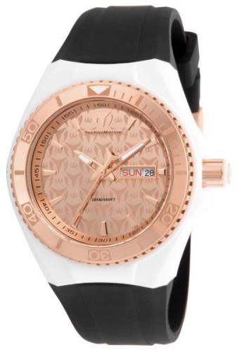 Technomarine TM-115001 Cruise Monogram Rosegullfarget/Gummi Ø40.57 mm