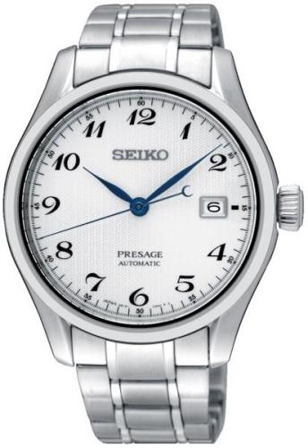 Seiko Herreklokke SPB063J1 Presage Hvit/Stål Ø40.5 mm