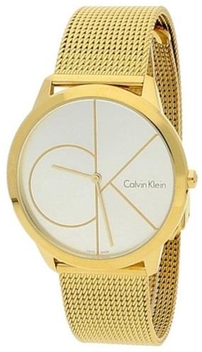 Calvin Klein Herreklokke K3M21526 Minimal Hvit/Gulltonet stål Ø40 mm