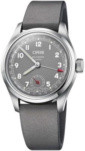 Oris 01 403 7776 4083-Set Big Crown Grå/Lær Ø38 mm