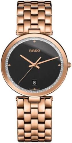 Rado Herreklokke R48869183 Florence Sort/Rose-gulltonet stål Ø38 mm