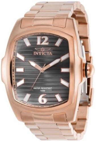 Invicta Herreklokke 39805 Lupah Sort/Rose-gulltonet stål