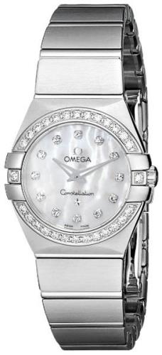 Omega Dameklokke 123.15.24.60.55.001 Constellation Quartz 24mm