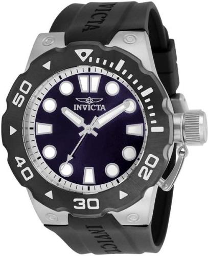 Invicta Herreklokke 30720 Pro Diver Sort/Gummi Ø51 mm