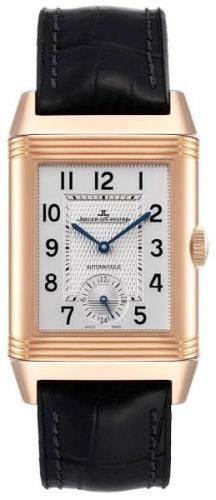 Jaeger LeCoultre Herreklokke 3832420 Reverso Classic Sølvfarget/Lær