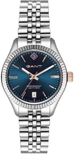 Gant Dameklokke G136004 Blå/Stål Ø34 mm