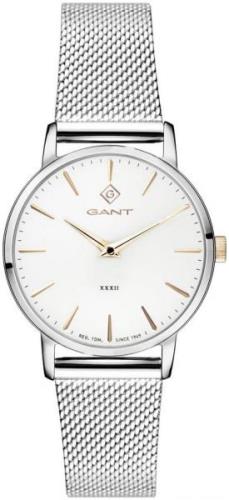 Gant Dameklokke G127010 Hvit/Stål Ø32 mm