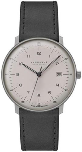 Junghans 59/2023.04 Max Bill Grå/Lær Ø38 mm