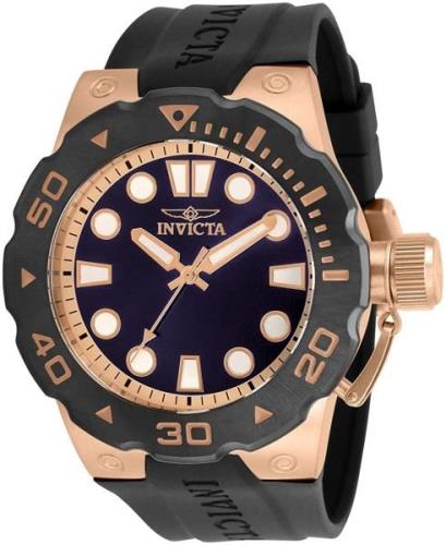 Invicta Herreklokke 30722 Pro Diver Sort/Gummi Ø51 mm