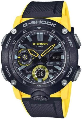 Casio Herreklokke GA-2000-1A9ER G-Shock LCD/Resinplast Ø48.7 mm