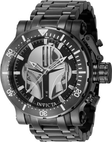 Invicta Herreklokke 40611 Star Wars Sølvfarget/Stål Ø52 mm