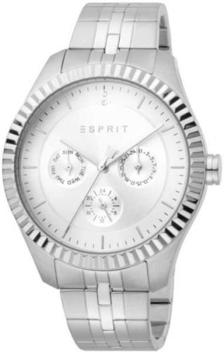 Esprit Dameklokke ES1L202M0065 Flute Sølvfarget/Stål Ø40 mm