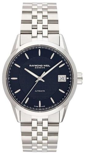 Raymond Weil Herreklokke 2740-ST-20021 Freelancer Sort/Stål Ø42.5 mm