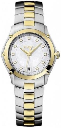 Ebel Dameklokke 1216029 Classic Sport Hvit/Stål Ø27 mm