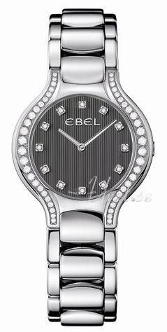 Ebel Dameklokke 1215856 Beluga Lady Grå/Stål Ø30 mm