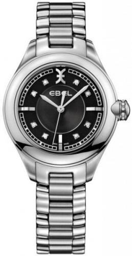 Ebel Dameklokke 1216093 Onde Sort/Stål Ø30 mm