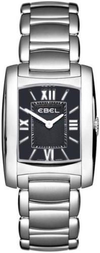 Ebel Dameklokke 1215665 Brasilia Sort/Stål Ø29.5 mm