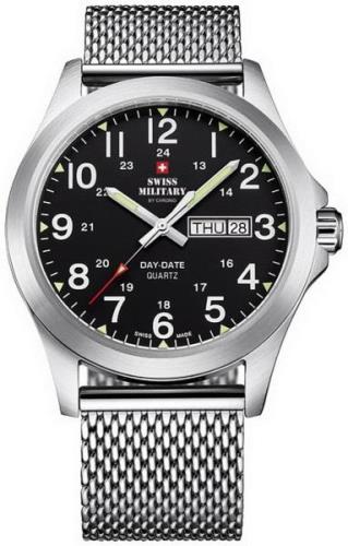 Swiss Military Herreklokke SMP36040.13 Chrono Sort/Stål Ø42 mm