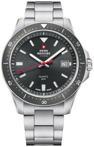 Swiss Military Herreklokke SM34082.03 Chrono Grå/Stål Ø42 mm