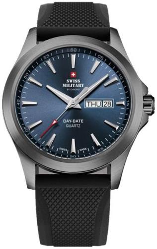 Swiss Military Herreklokke SMP36040.18 Chrono Blå/Gummi Ø42 mm