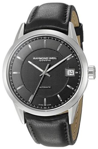 Raymond Weil Herreklokke 2740-STC-20021 Freelancer Sort/Lær Ø42.5 mm