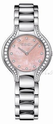 Ebel Dameklokke 1215869 Beluga Rosa/Stål Ø26 mm