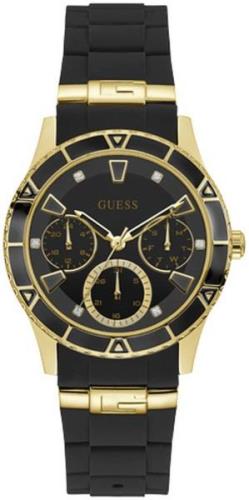 Guess Dameklokke W1157L1 Valencia Sort/Plast Ø38 mm