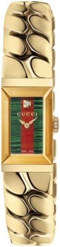 Gucci Dameklokke YA147513 G-Frame Flerfarget/18 karat gult gull