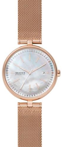 Skagen Dameklokke SKW2980 Karolina Hvit/Stål Ø36 mm