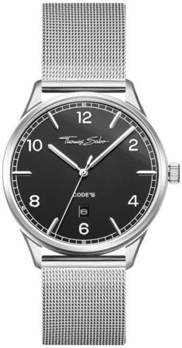 Thomas Sabo WA0339-201-203 Code Ts Sort/Stål Ø40 mm