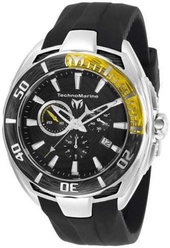 Technomarine Herreklokke TM-118039 Cruise California Sort/Gummi Ø46