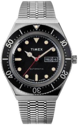 Timex Herreklokke TW2U78300 Sort/Stål Ø40 mm