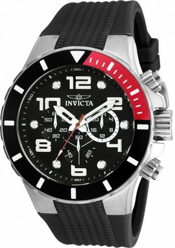 Invicta Herreklokke 18737 Pro Diver Sort/Gummi Ø50 mm