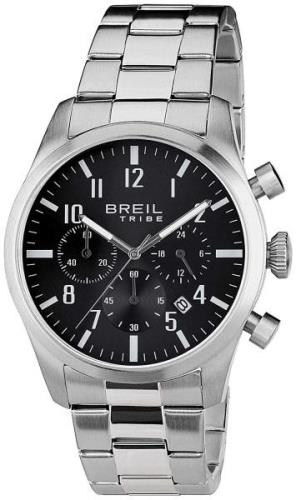 Breil Herreklokke EW0227 Tribe Sort/Stål Ø42 mm