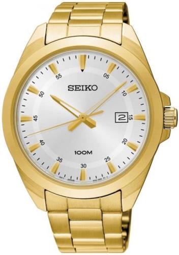 Seiko Herreklokke SUR212P1 Sølvfarget/Gulltonet stål Ø41 mm