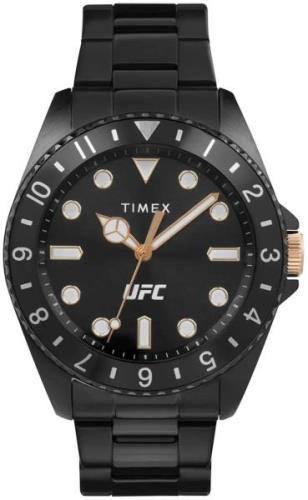 Timex Herreklokke TW2V56800 Ufc Sort/Stål Ø42 mm