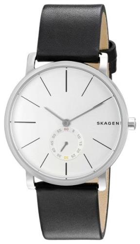 Skagen Dameklokke SKW6274 Hagen Hvit/Lær Ø40 mm