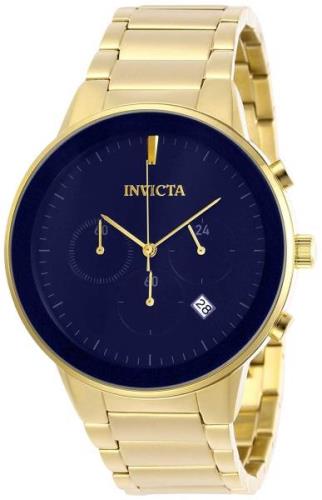 Invicta Herreklokke 29482 Specialty Blå/Gulltonet stål Ø43 mm